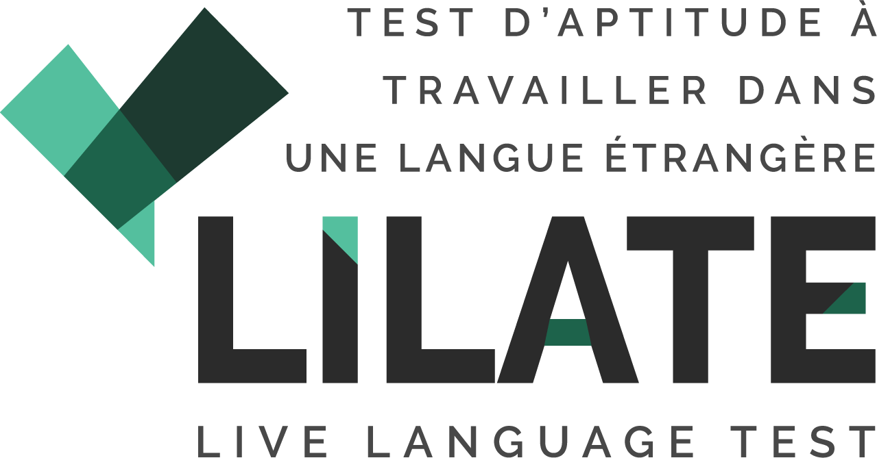Logo Lilate, Test d'aptitude à travailler dans une langue étrangère